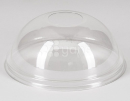 Крышка купольная с отверстием, d-95 мм (ПЭТ, СтиролПласт)