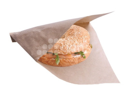 Уголок для Бургера  бумажный, 155*170, крафт