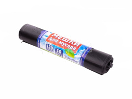 Мешки для мусора 120л  ПВД 30 микрон