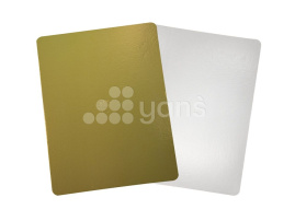 Подложка кондитерская 1,5 зол/бел 300*400мм 50 шт/уп