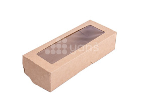 Ланч-бокс самосборный OneBox 500 мл. крафт																														