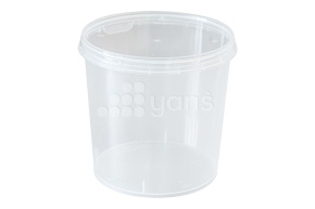 Банка 850 мл., d-118, с крышкой, прозрачная