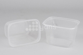 Т-1 350 мл. Контейнер прямоугольный 108х82х69мм