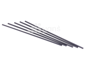 Трубочки без гофроизгиба, черный, d- 5 мм, → 240мм 