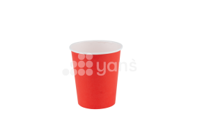 Стакан 250 мл., Red, бумажный для горячего