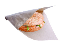 Уголок для бургера, 170*170 мм, бумажный, крафт