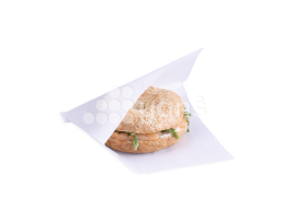 Уголок для бургера, 140*140 мм,  бумажный, белый