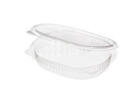 РКС-250, / 400 штук в кор  контейнер прозрачный для салатов (БОПС, Комус)