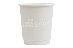 Стакан 250 мл, d-80 мм, двухслойный, белый