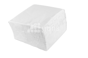 Салфетки белые, 33*33 см, 2 слоя, 100 листов/упак.