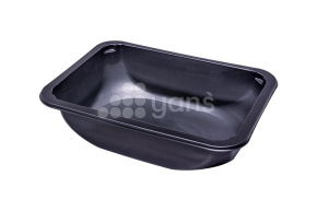 Лоток под запайку (187*137*50) 840 мл, черный