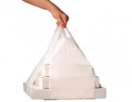 Пакет с вырезами для коробки под пиццу