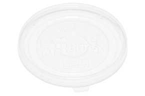 Пластиковая крышка прозрачная 100 мм ПП для бумажных супниц 380/520мл. OneBowl