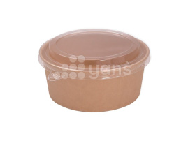 Упаковка для салатов 750 мл, Pure kraft, без крышки