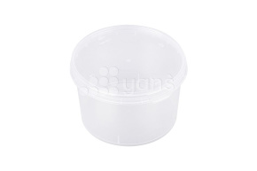 Банка 550 мл., d-118, с крышкой, прозрачная