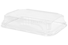 Крышка ПЭТ к контейнеру Pratico, 165*115*24мм 