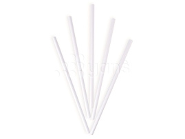 Трубочка бумажная белая, 8*230мм
