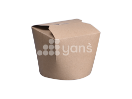 Контейнер бумажный для лапши  China Box", крафт, 450 мл.