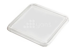 Крышка к квадратной креманке 350мл, прозрачная 