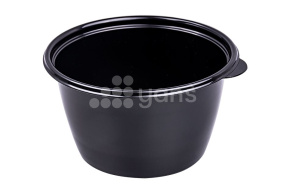 К-144, 750 мл., контейнер суповой, черный 