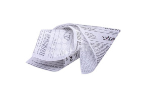 Обертка для бургера/сендвича влагостойкая, Газета  