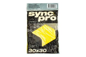 Салфетка из микрофибры 30*30, 280 гсм, Терри (желтая)