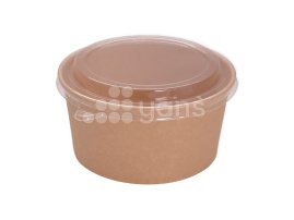 Упаковка для салатов 1000 мл, Pure kraft, без крышки