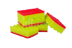 Губка для мытья посуды Волна FRESH AND CLEAR 5 шт