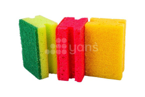 Губка для посуды крупнопористая MULTY-EFFECT 3шт.