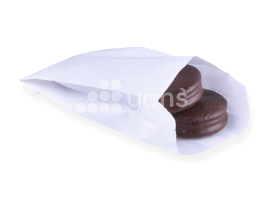 Пакет белый, 90*40*205 мм, с плоским дном 