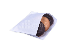 Пакет белый, 115*100 мм, с плоским дном 