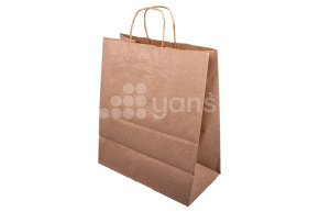 Пакет крафт с кручеными ручками 260*150*350 (М)