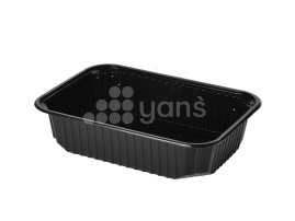 Контейнер ЧЕРНЫЙ 186*132 мм, 500 мл 