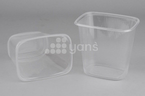 Контейнер 500 мл. 108х82х102,8mm, прозрачный