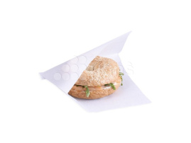 Уголок для бургера, 155*170 мм, бумажный, белый