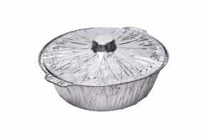 Форма алюминиевая "Кастрюля" с крышкой, 338*200*120 мм