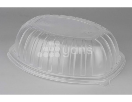 Крышка к контейнеру под курицу СпК-258, прозрачная, 258х202х72