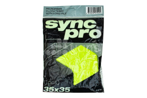 Салфетка из микрофибры с длинным ворсом 35*35, 320 гсм, Терри (салатовая)