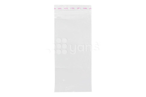 Пакет прозрачный со скотч-клапаном, 25 мкм, 12*26см (1000 шт/упак)