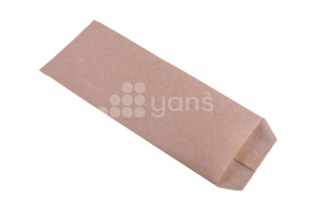 Пакет для приборов с плоским дном, 80*220 крафт (светлый)