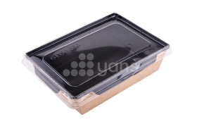 Салатник Eco OpSalad 500 мл.  "Black series" GEOBOX-500/Black 