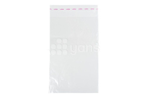 Пакет прозрачный со скотч-клапаном, 25 мкм, 16*25см (1000 шт/упак)