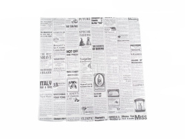 Обертка для бургера/сендвича Газета, 390*390 мм, парафин