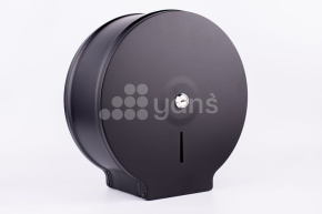 Диспенсер для туалетной бумаги Jumbo, хром черный