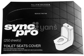 Бумага для крышки унитаза (Sync) 250 шт.