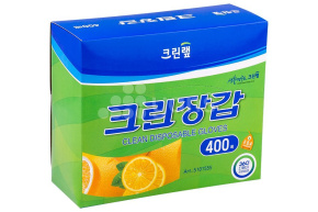 Перчатки полиэтиленовые одноразовые Extra Premium (400шт/уп) L, 2 гр Новинка