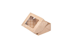 Ланч-бокс самосборный OneBox 350 мл. крафт