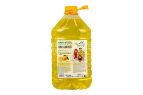 Средство для мытья посуды "Чистый Домик" 5л. (ПЭТ) Лимон