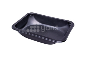 Лоток под запайку (187*137*36) 615 мл, черный
