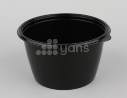 Контейнер суповой К144, 750 мл, черный, d-130, выс.-80 мм